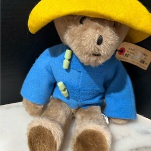Vintage 1975 Paddington Bear Doll Eden Toys Stuffed Animal Removable Hat Coat
